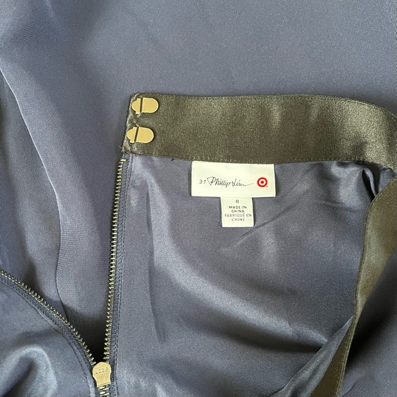 3.1 Phillip Lim for Target Silky Skirt Navy 8 - Picture 7 of 13
